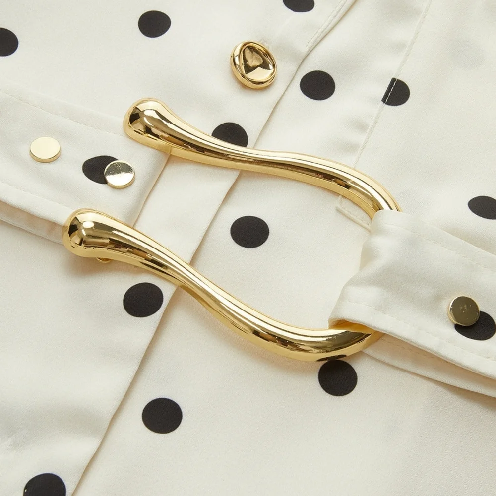 Commense Padded Shoulders Polka Dot Belted Blazer Dress

NWT Medium - Picture 3 of 3